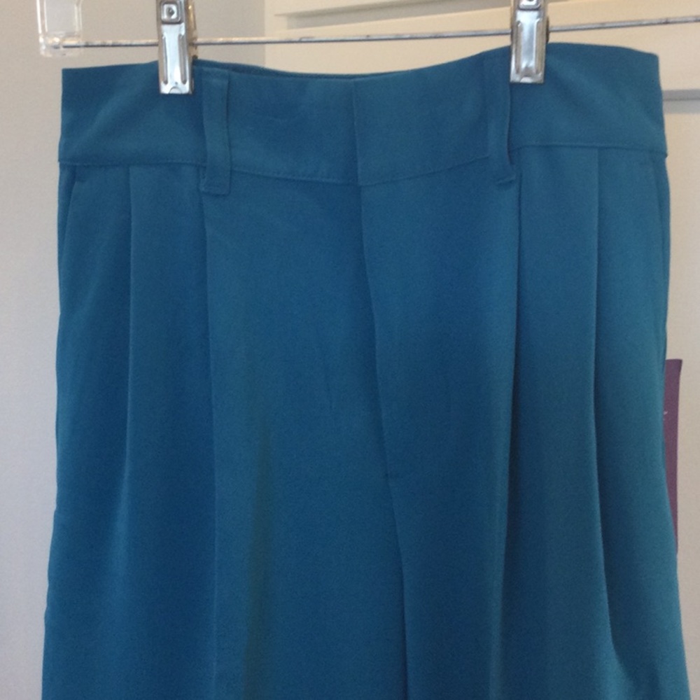 Target Collab! NWT Sergio Hudson for Target turquoise wide leg pants